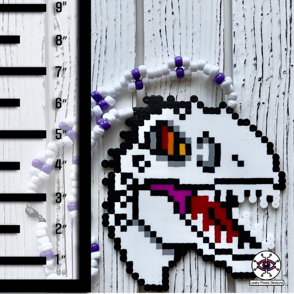 Indominus Rex Perler Necklace - Picture 4 of 4